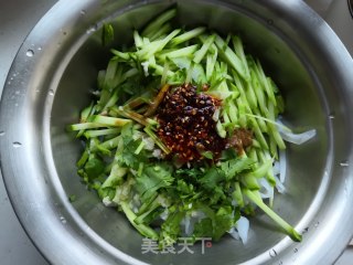 #凉菜#黄瓜拌凉皮的做法步骤：25