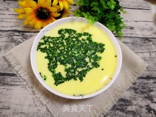 韭香鸡蛋羹的做法步骤：15
