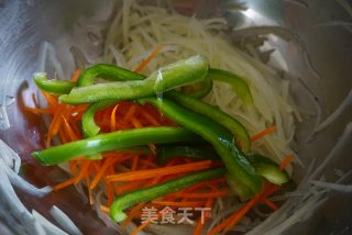 凉拌芥末土豆丝的做法步骤：6