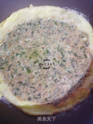 香椿煎鸡蛋的做法步骤：10