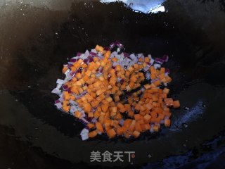 芦笋蛋炒饭的做法步骤：6