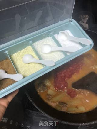 西红柿土豆炖牛腩的做法步骤：17