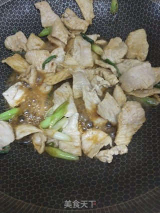 蒜苗肉片的做法步骤：5