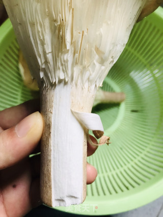 鸡腿肉焖猪肚菇的做法步骤：2