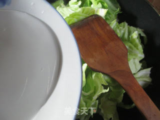 茭白炒牛心菜的做法步骤：7