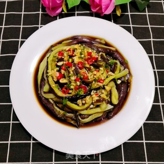凉拌手撕茄子的做法步骤：6