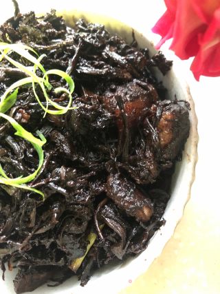 （吉塔锅版）梅干菜扣肉的做法步骤：15