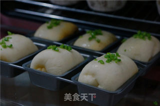 荞头肉酱面包的做法步骤：8