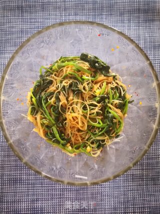 凉拌菠菜粉丝的做法步骤：10