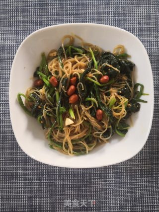 凉拌菠菜粉丝的做法步骤：12