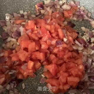 番茄牛肉焗饭的做法步骤：6