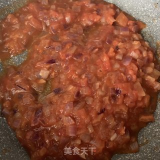番茄牛肉焗饭的做法步骤：7