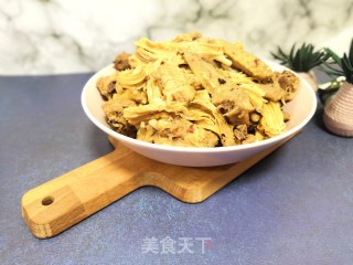 鸡肉焖腐竹的做法步骤：8