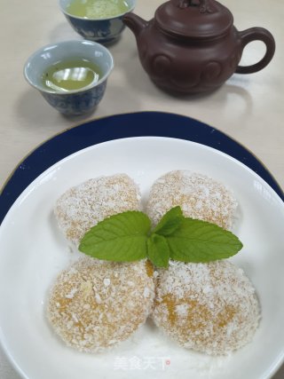 南瓜糯米糍的做法步骤：9
