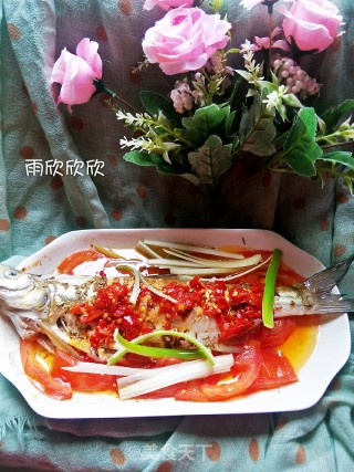 清蒸红腮鱼的做法步骤：5