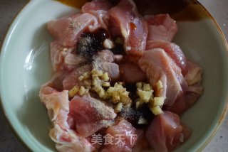 南瓜鸡肉饭的做法步骤：2