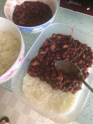 红豆糯米凉糕的做法步骤：6