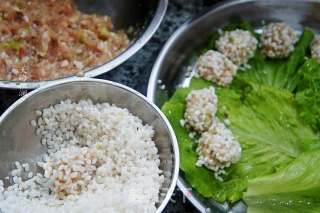 肉末豆腐珍珠丸子的做法步骤：6
