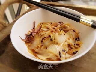 蒜香鱿鱼烧白菜的做法步骤：10