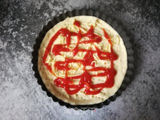 洋葱火腿披萨的做法步骤：15