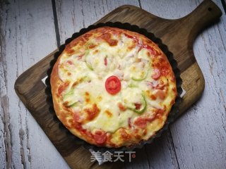 洋葱火腿披萨的做法步骤：22
