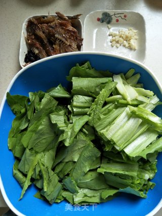 豆豉鲮鱼炒油麦菜的做法步骤：4