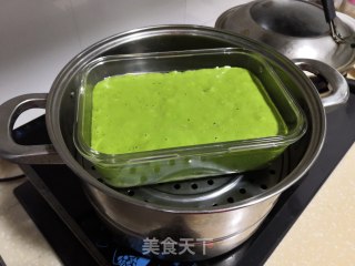 菠菜发糕的做法步骤：8
