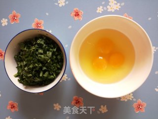 薄荷炒鸡蛋的做法步骤：2