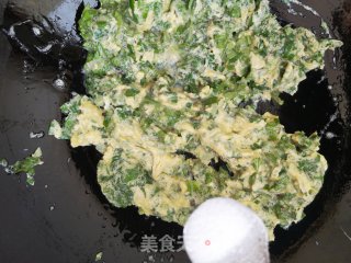 薄荷炒鸡蛋的做法步骤：7