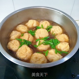 香菇煮鱼豆腐的做法步骤：6