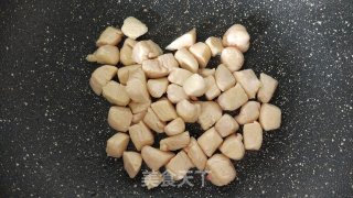 咖喱鸡胸肉焗饭的做法步骤：3