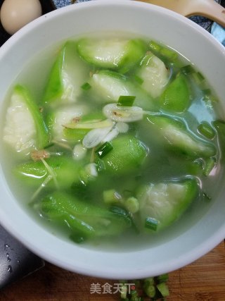 丝瓜清汤的做法步骤：5