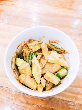 芝麻酱拌黄瓜的做法步骤：6