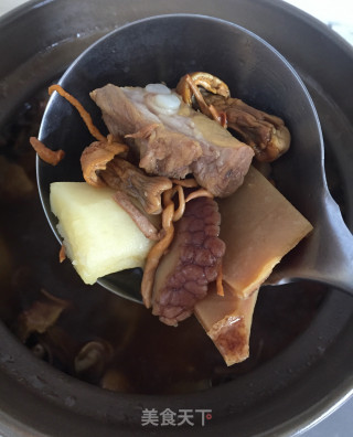 响螺片软排杂菌汤的做法步骤：8