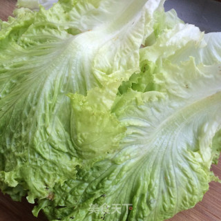 浇汁生菜的做法步骤：1