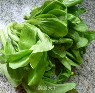开洋笋尖炒菜芯的做法步骤：3