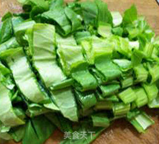 花蛤肉炒菜芯的做法步骤：5