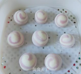 双色豆沙包的做法步骤：13