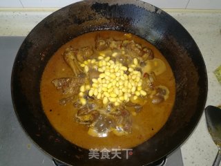 香辣黄豆猪蹄的做法步骤：10