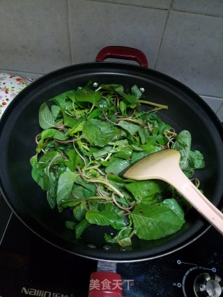 烫野苋菜的做法步骤：2