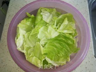 糖醋洋白菜的做法步骤：2