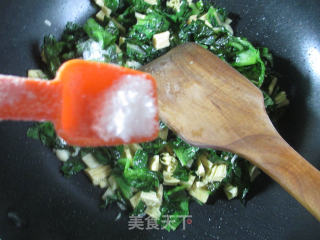腐竹炒莴笋叶的做法步骤：8