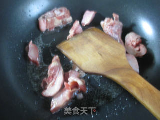 菜芯腊鸡腿煮土豆粉条的做法步骤：5