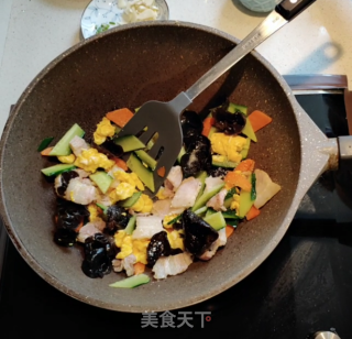 万能土鸡蛋系列（2）-木须肉的做法步骤：8