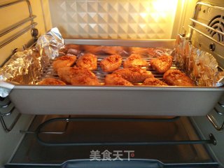 蜜汁蒜香鸡翅的做法步骤：7