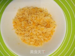 咸蛋黄肉松饼干的做法步骤：1