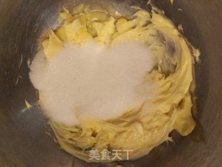 咸蛋黄肉松饼干的做法步骤：5