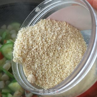 西葫芦炒鲜贝的做法步骤：11