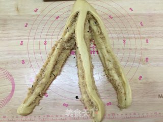 香葱肉松吐司的做法步骤：13