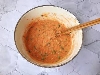 香葱胡萝卜饼的做法步骤：5